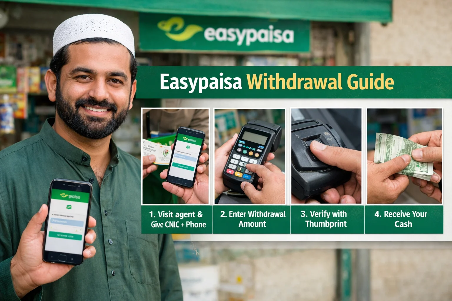 Easypaisa Withdrawal Guide