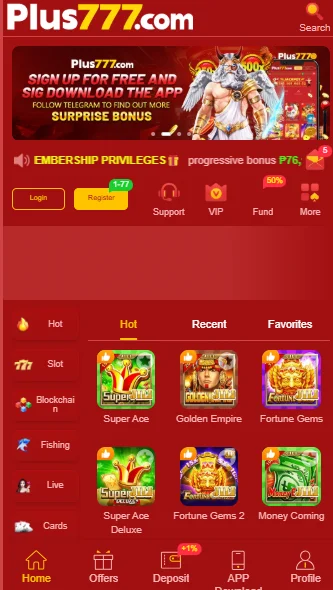 777PLUS Game App